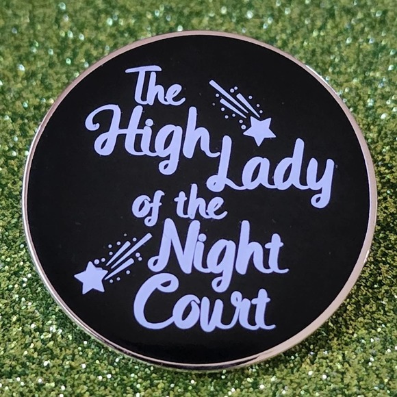 High Lady Of The Night Court Feyre ACOTAR ACOWAR Sarah J Maas Book Enamel Pin - Picture 1 of 2
